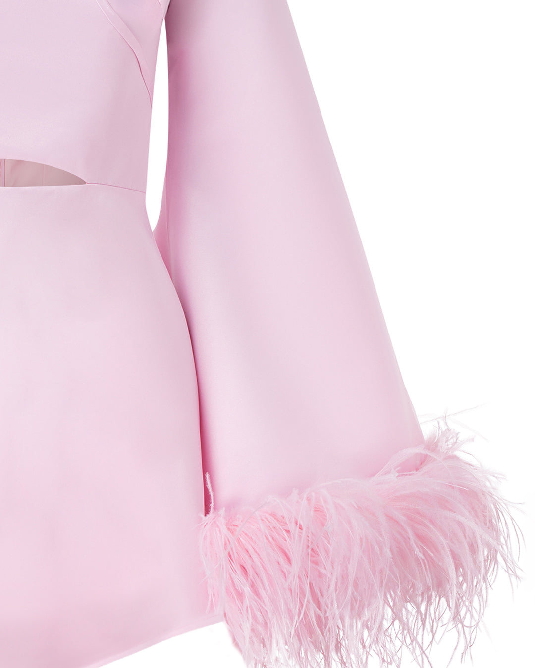 Dress with feathers , ONORI