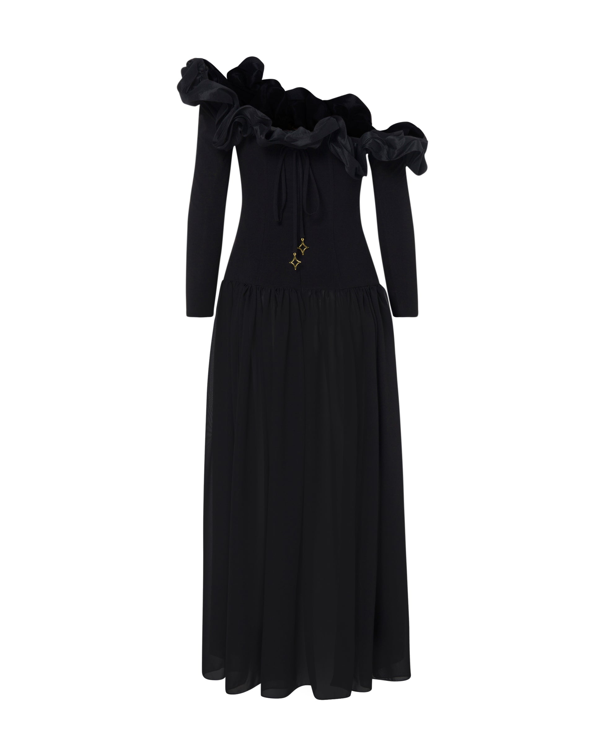 Seraphine Black Dress - ONORI