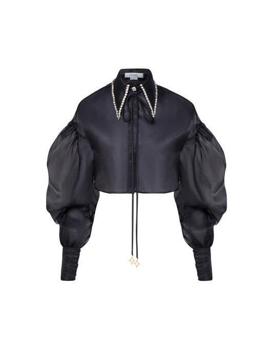 Crystal Collared Top - ONORI