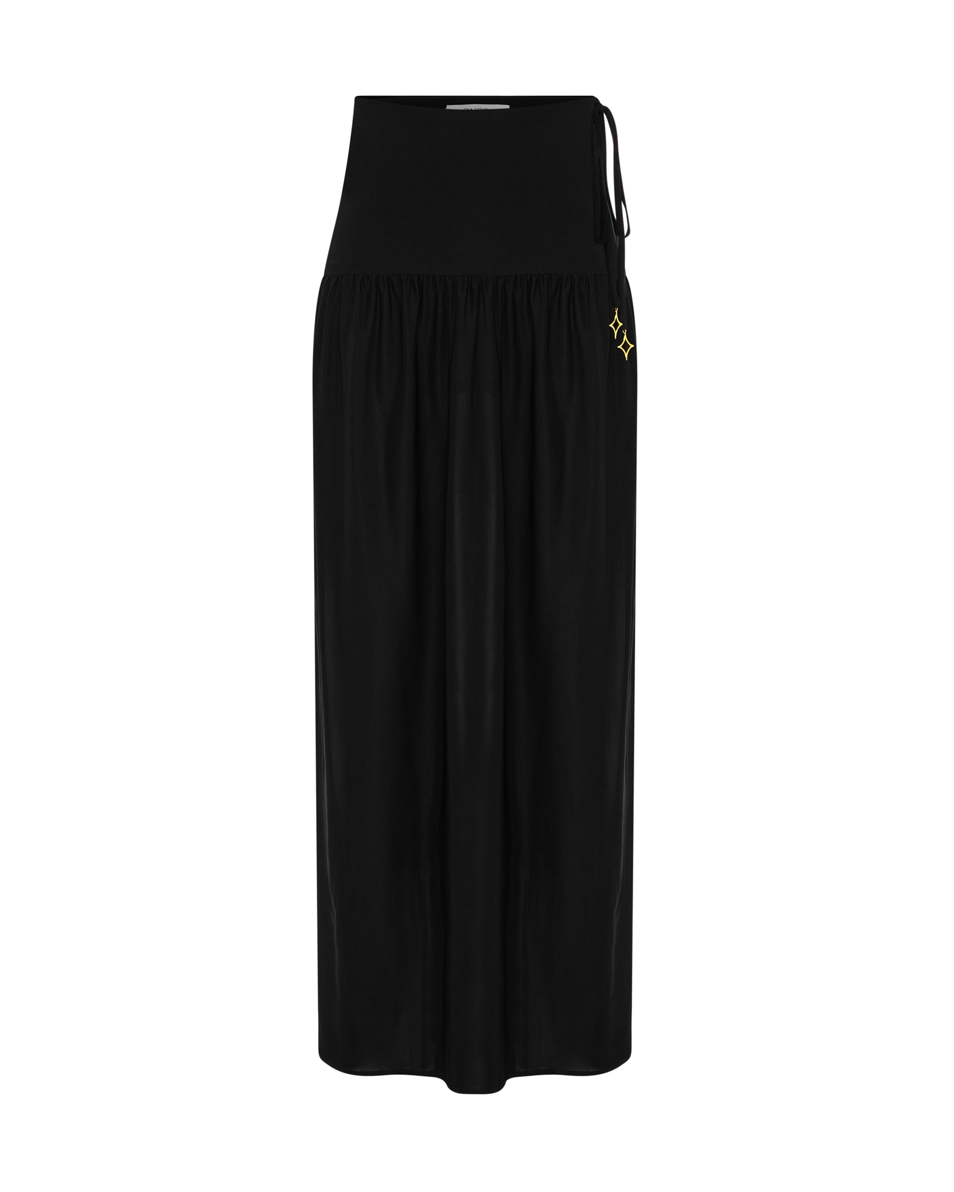 Lycra ankle length skirt. Front