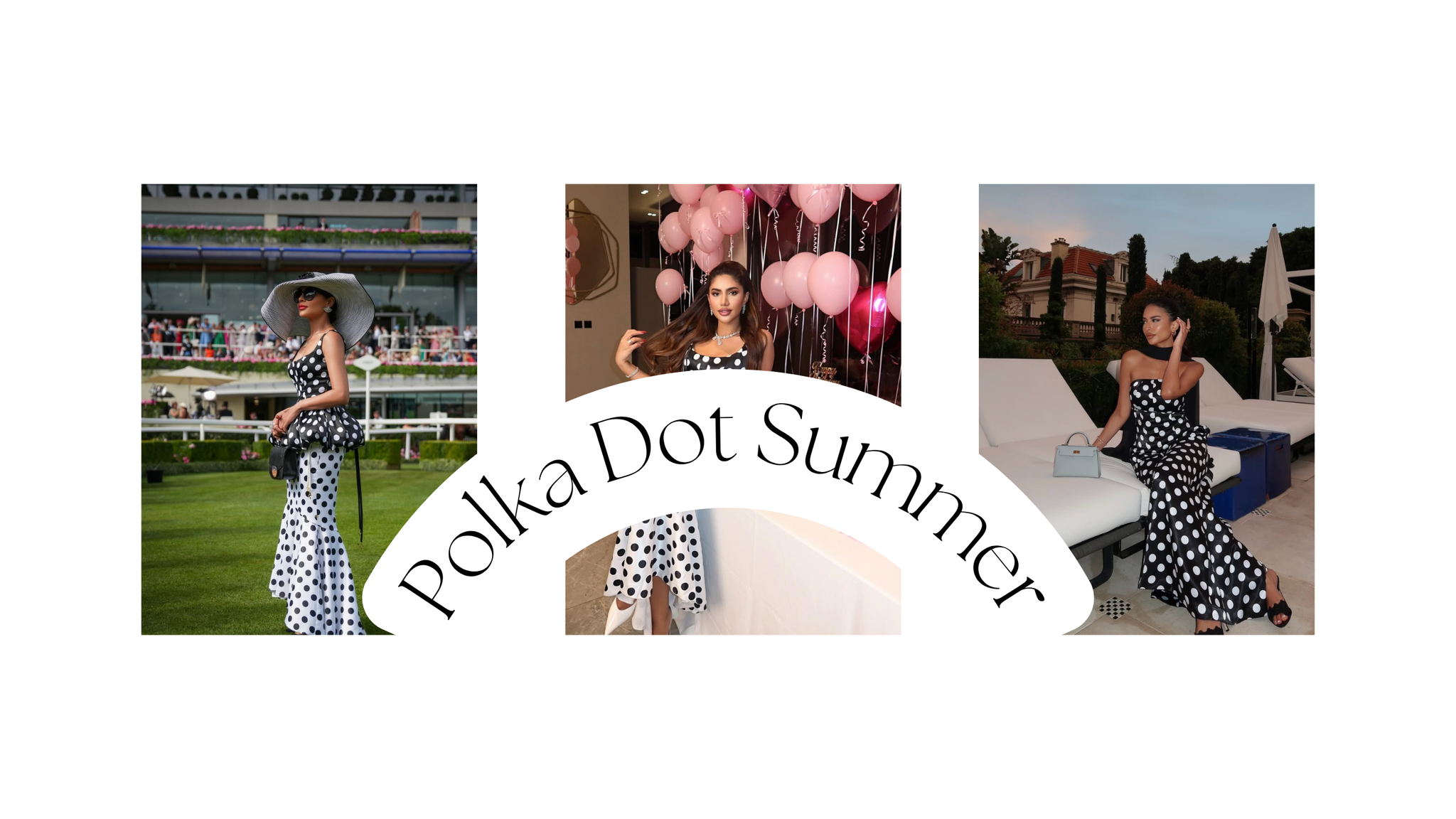 Polka Dots Styled in different ways