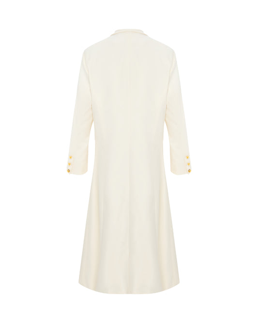 Midnight Bloom Blazer Coat
