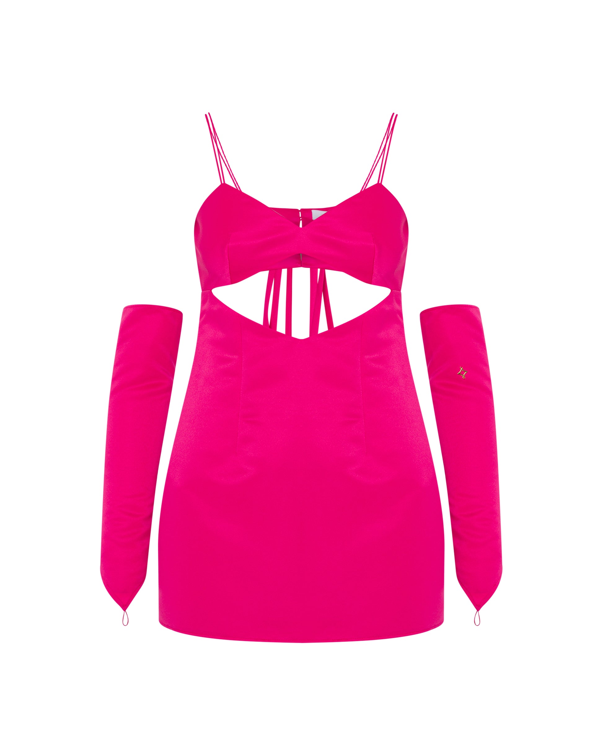 dress from ONORI with gloves. 
