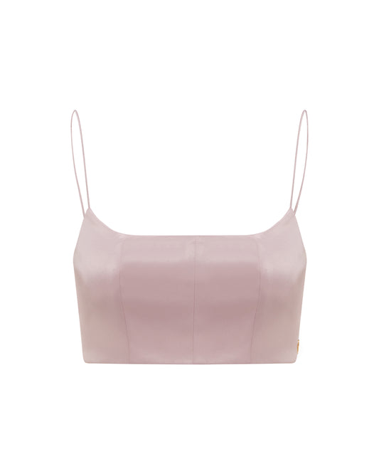 Pink bralette, Front