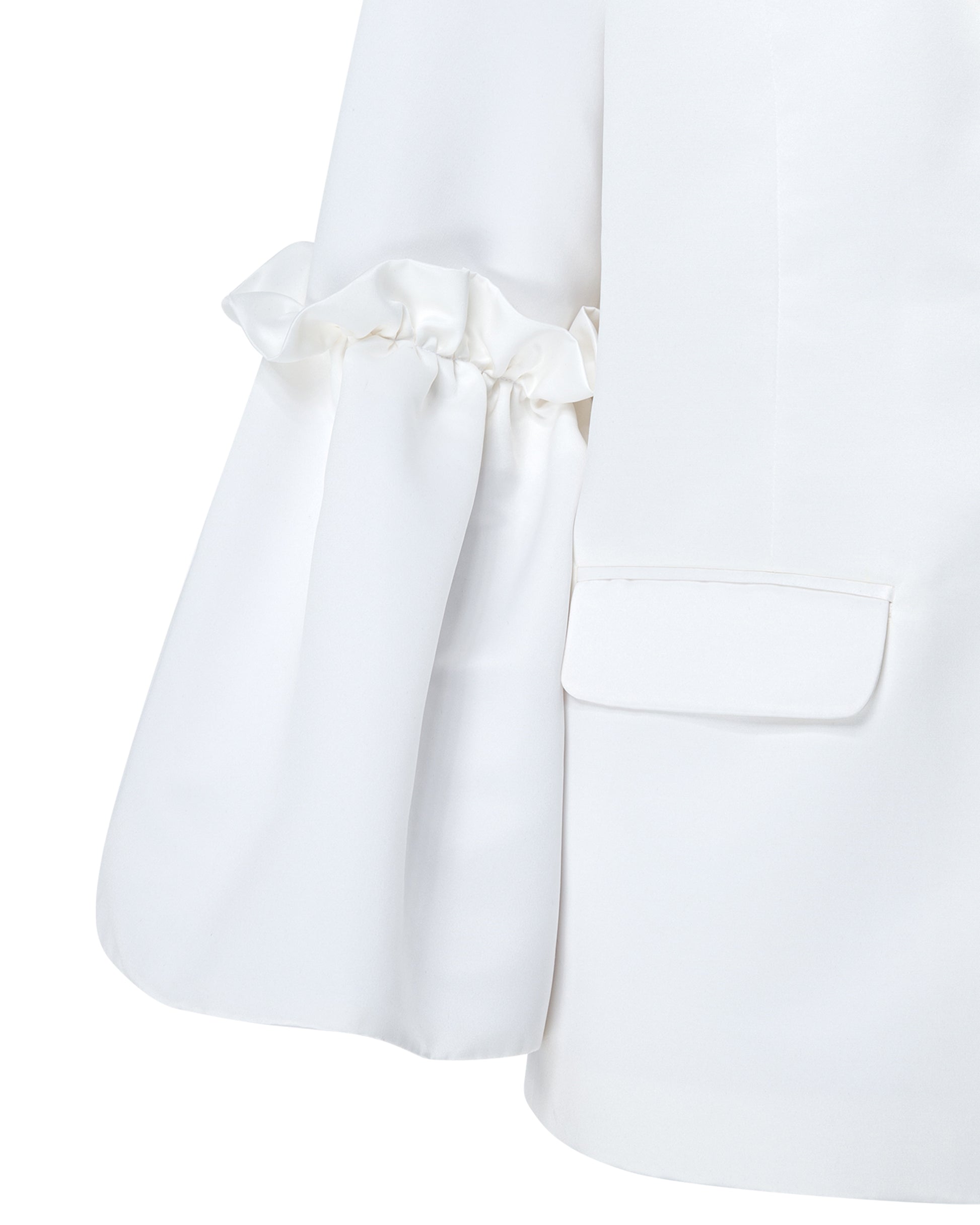 Oversized satin jacket. ONORI