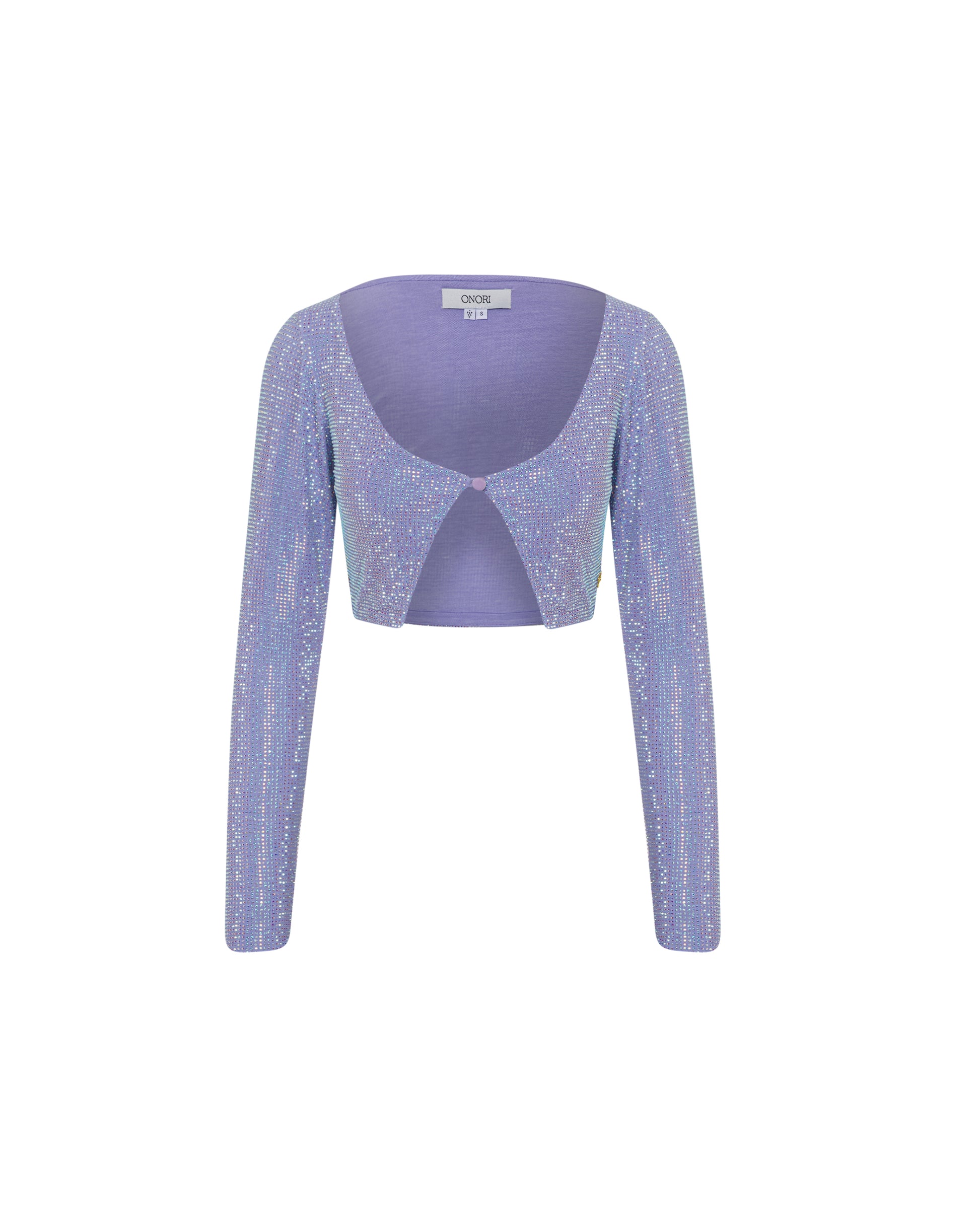 Cropped crystal Cardigan ONORI