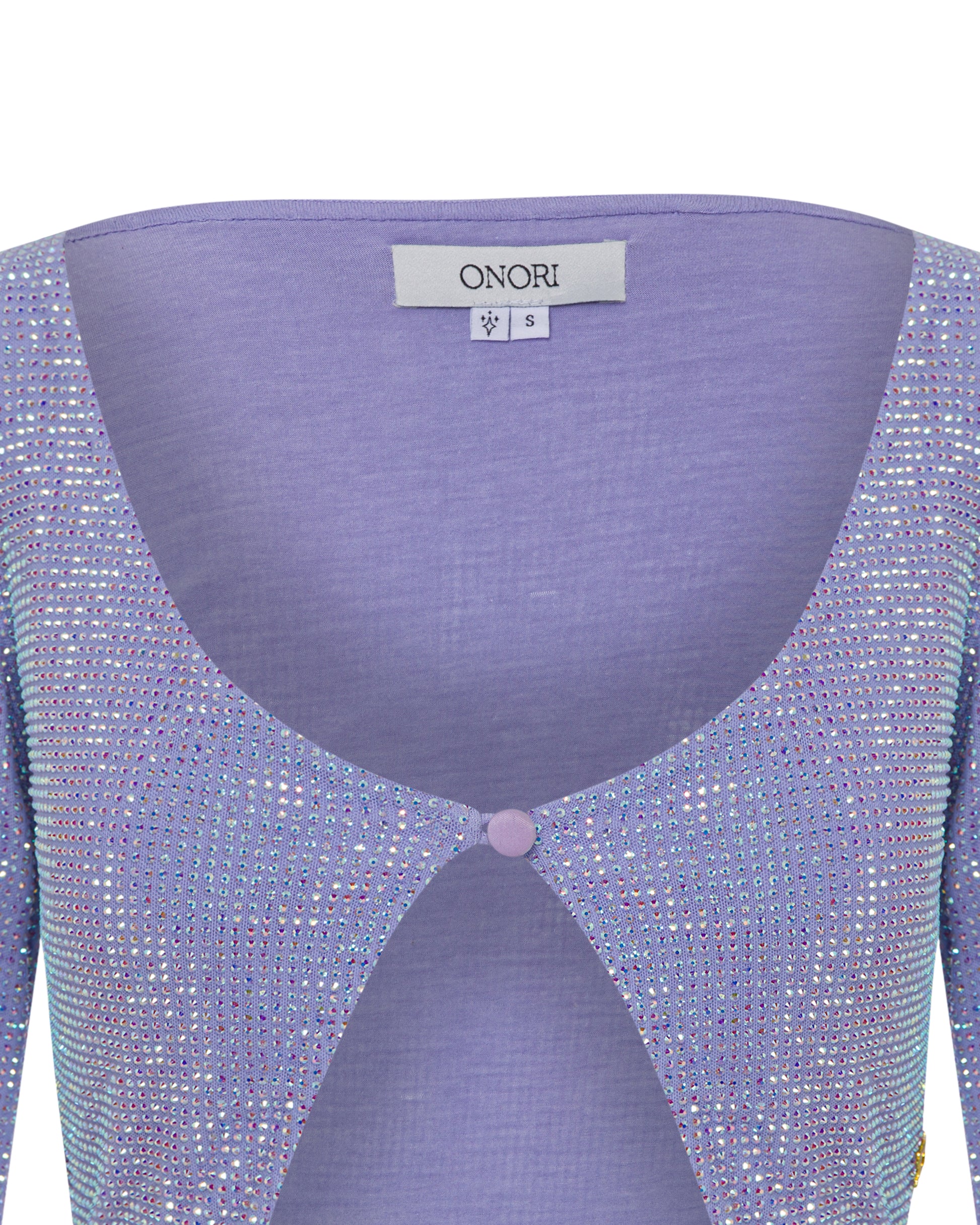 Cropped crystal Cardigan ONORI