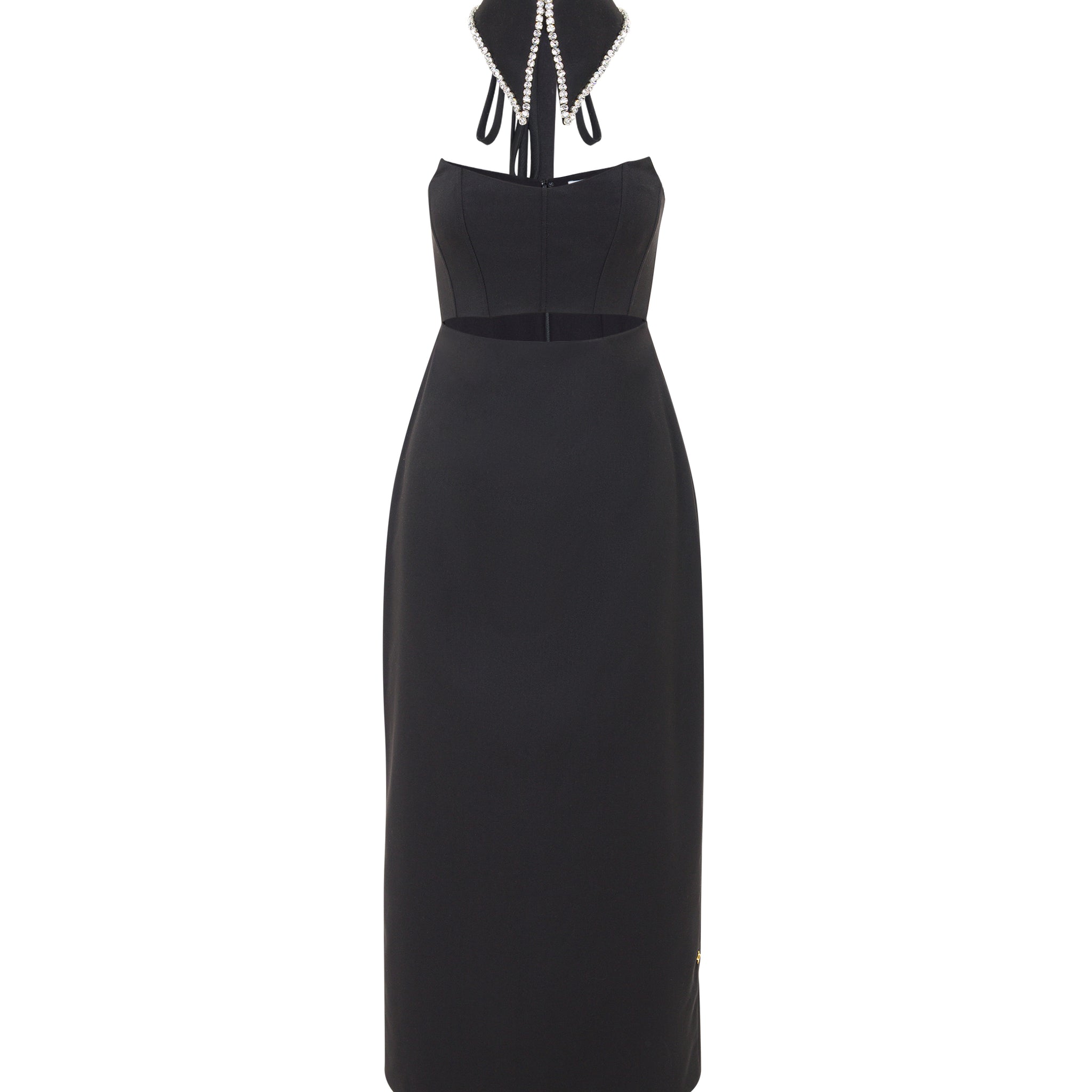Crystal collared dress ONORI