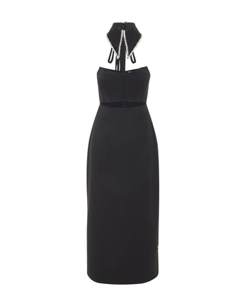 Crystal collared dress ONORI