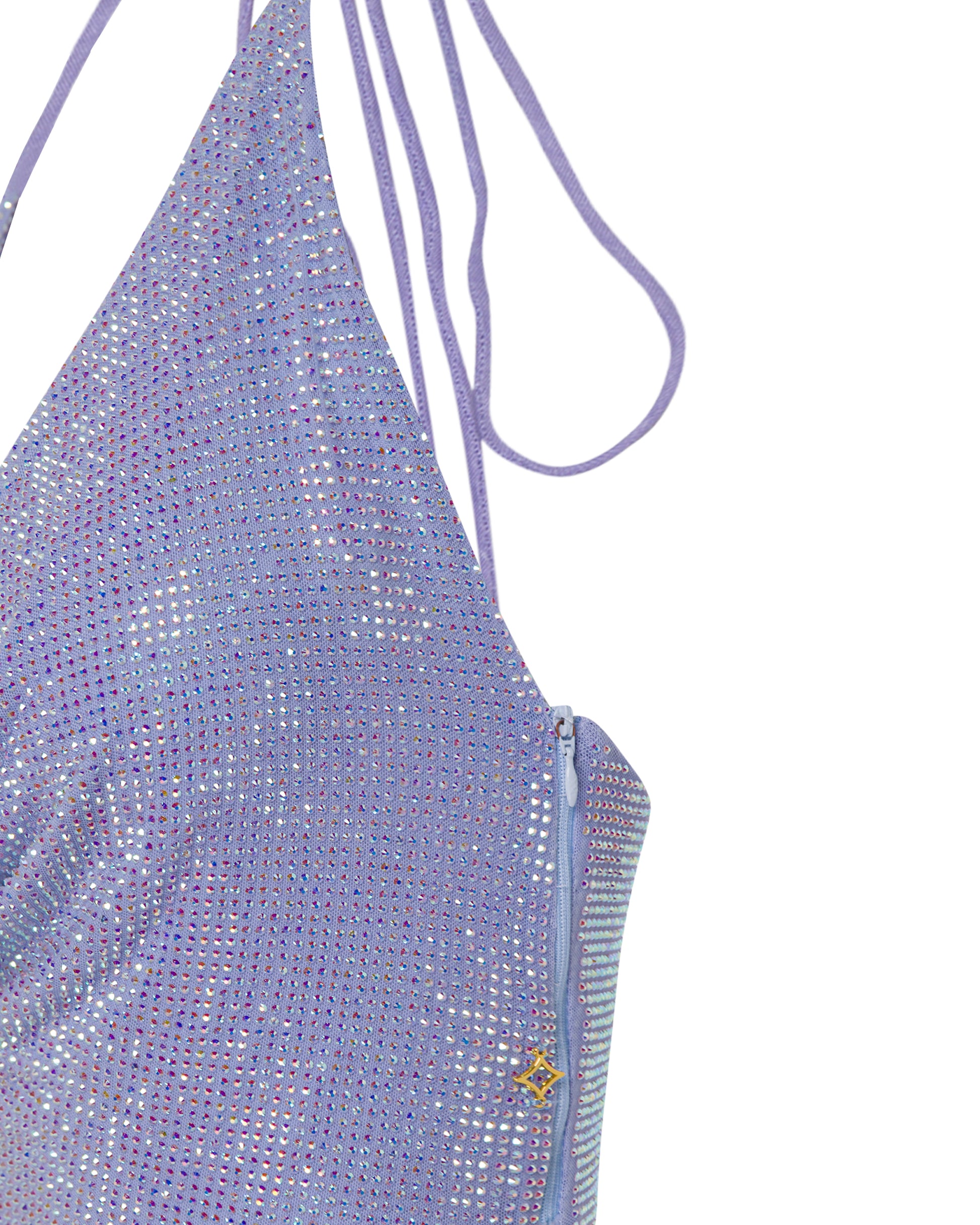 Crystal top, Halter neck. ONORI