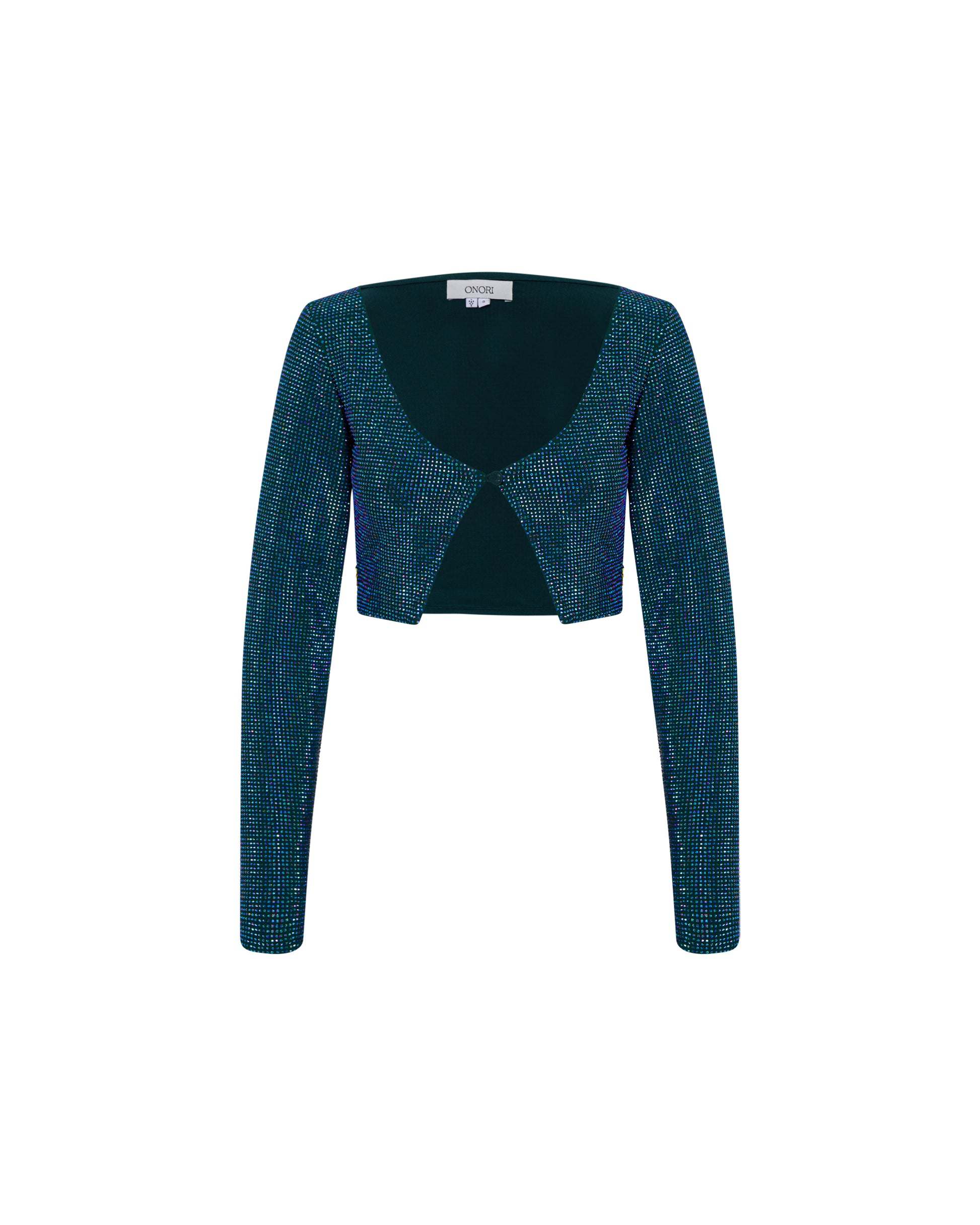 Cropped crystal Cardigan ONORI
