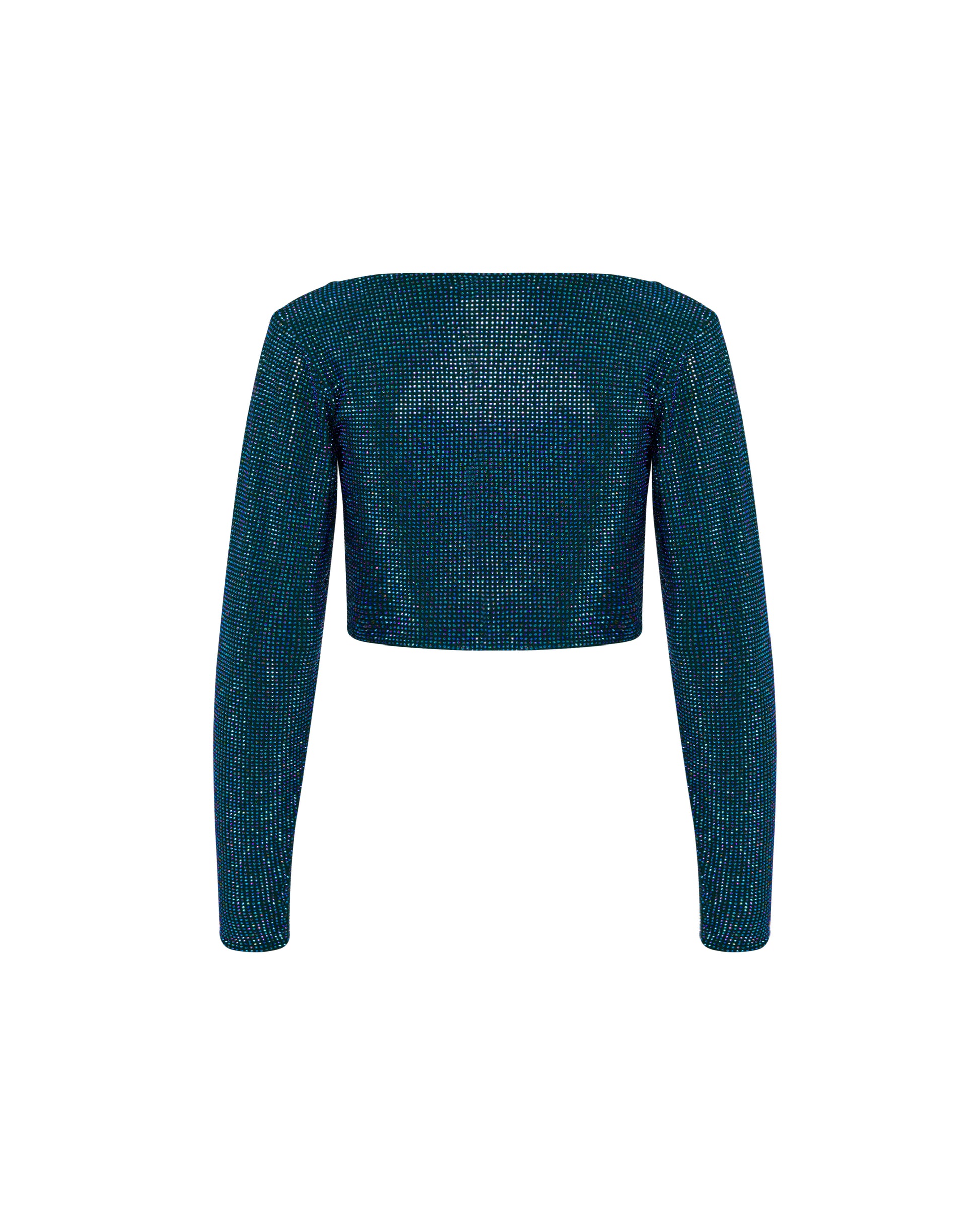 Cropped crystal Cardigan ONORI