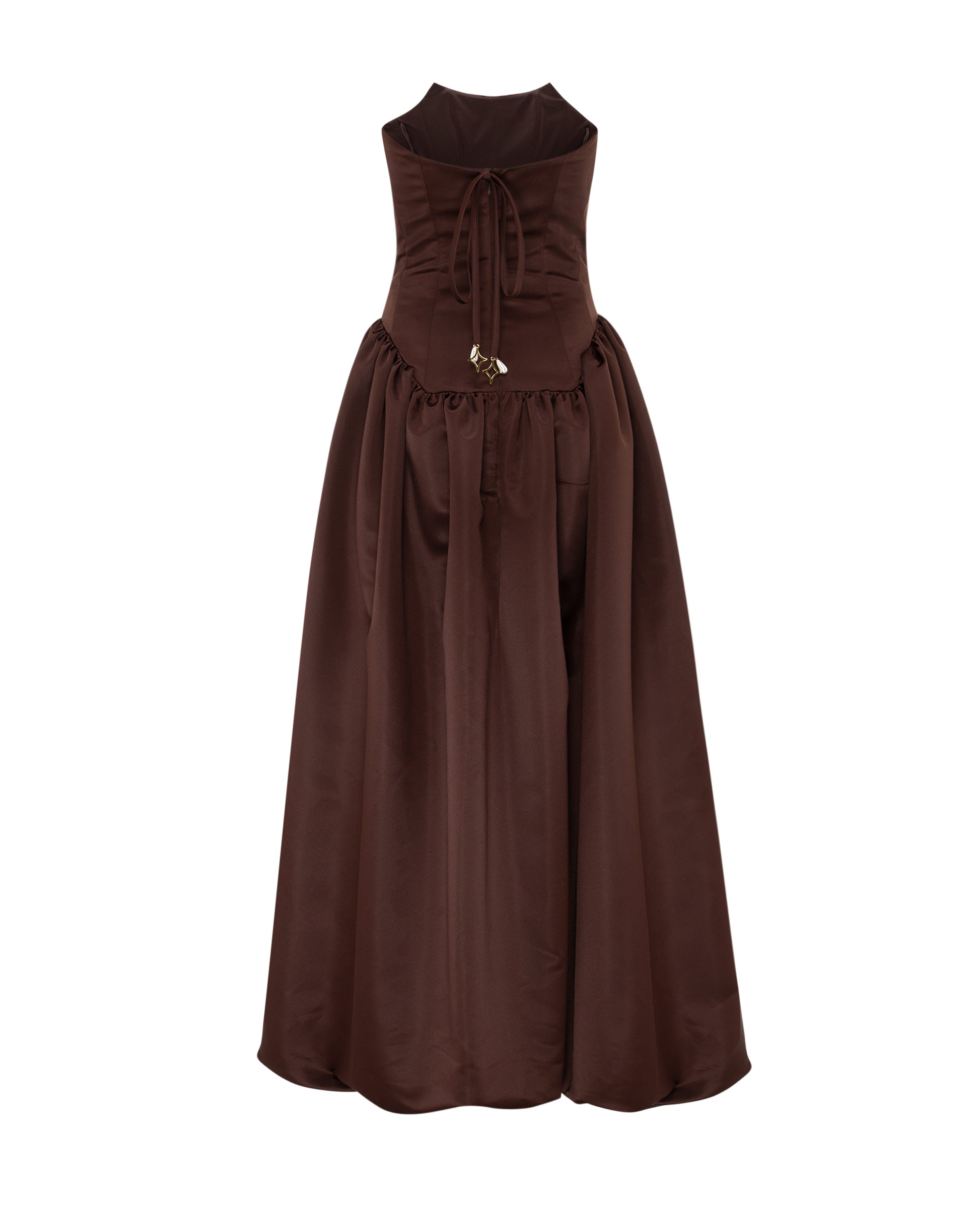 Victoria Dress Brown - ONORI