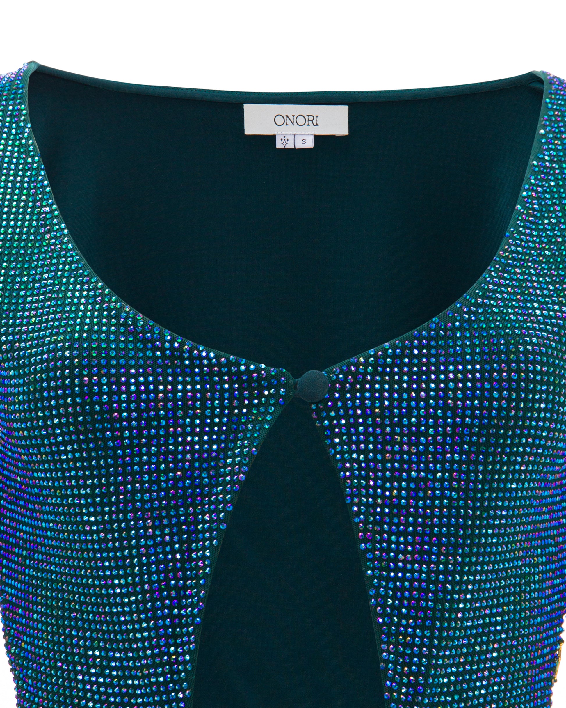Cropped crystal Cardigan ONORI
