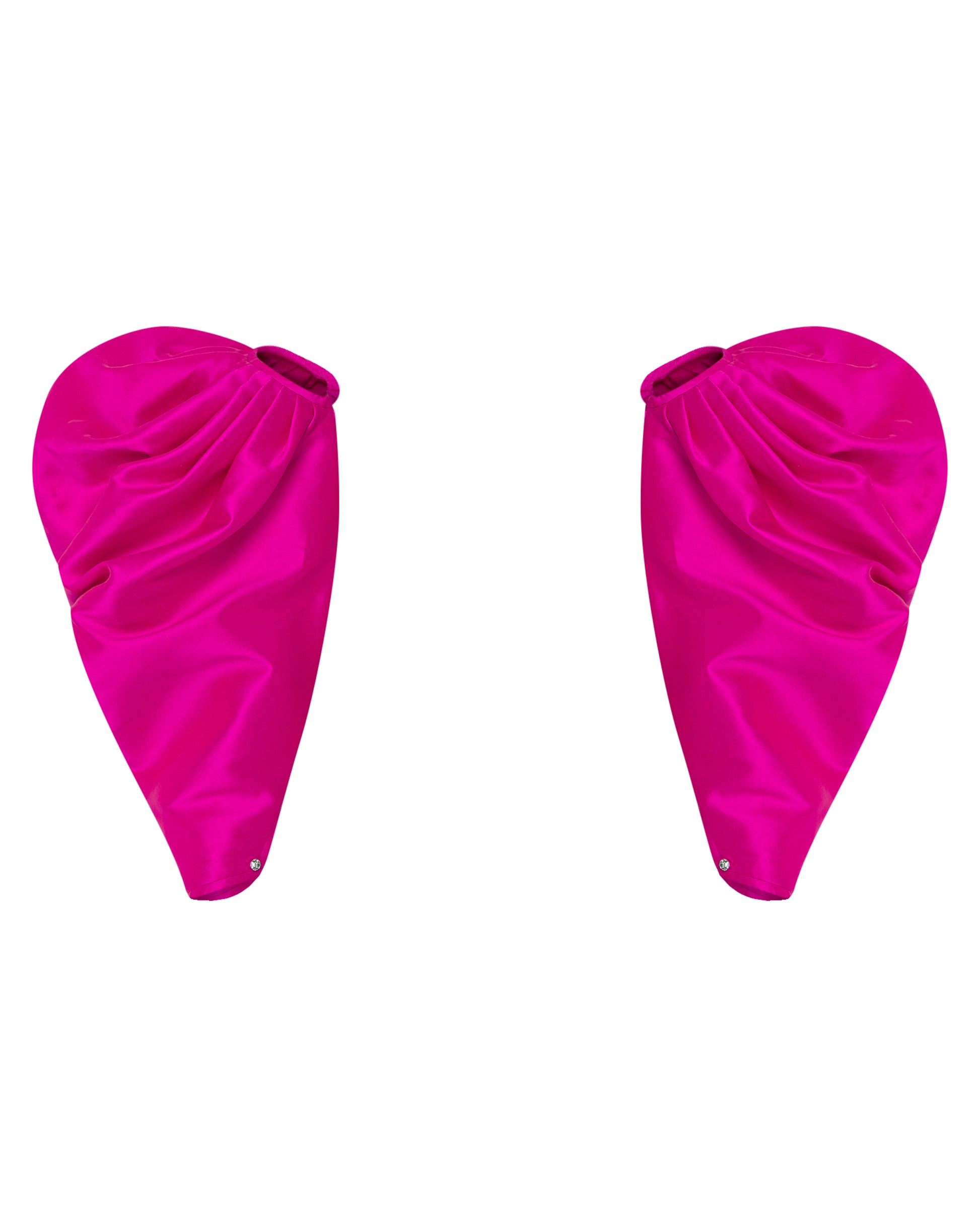Puff sleeves, fuchsia , ONORI