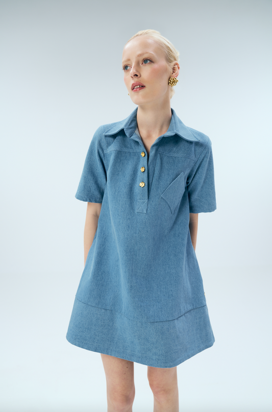 Denim Shirt Dress