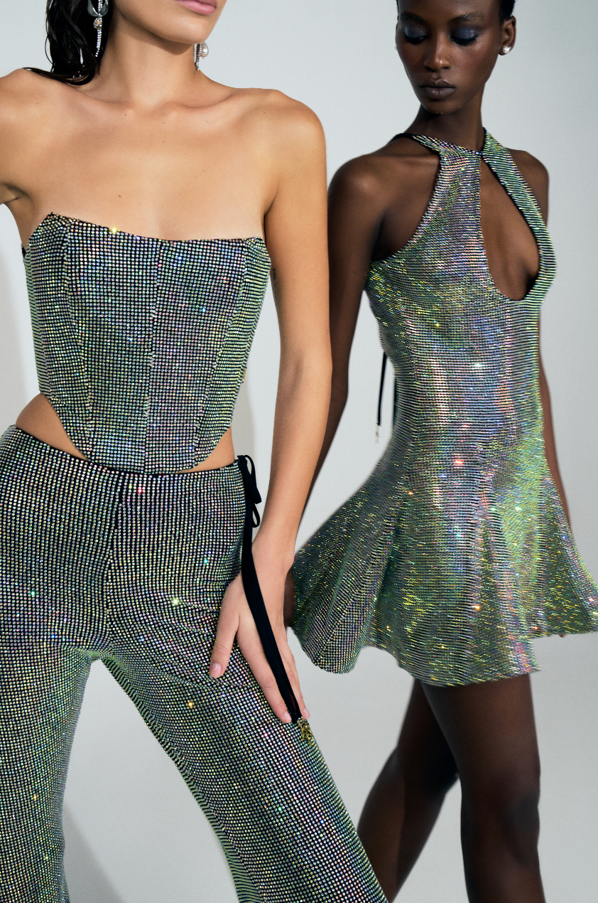 Crystal mini dress ONORI