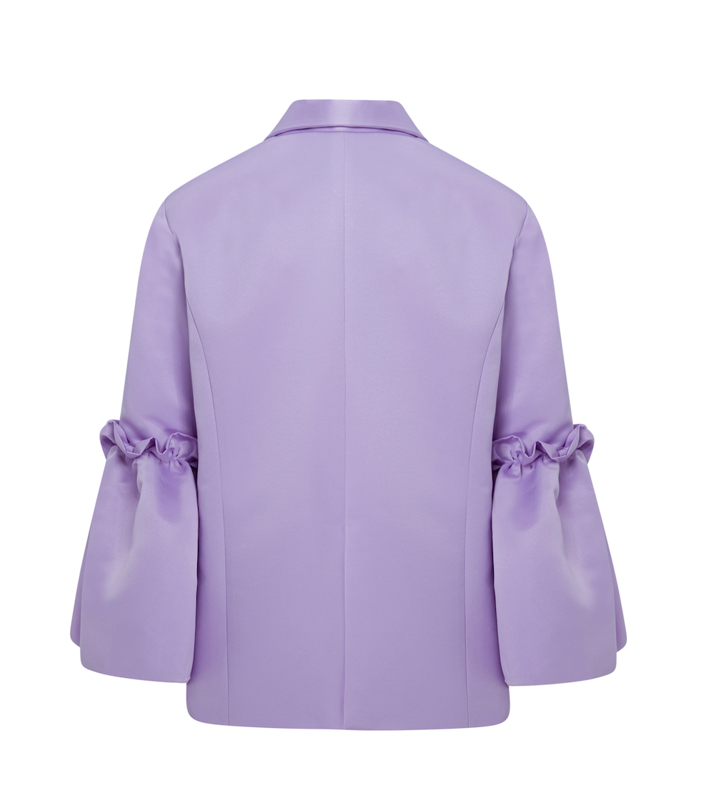 Oversized satin jacket. ONORI