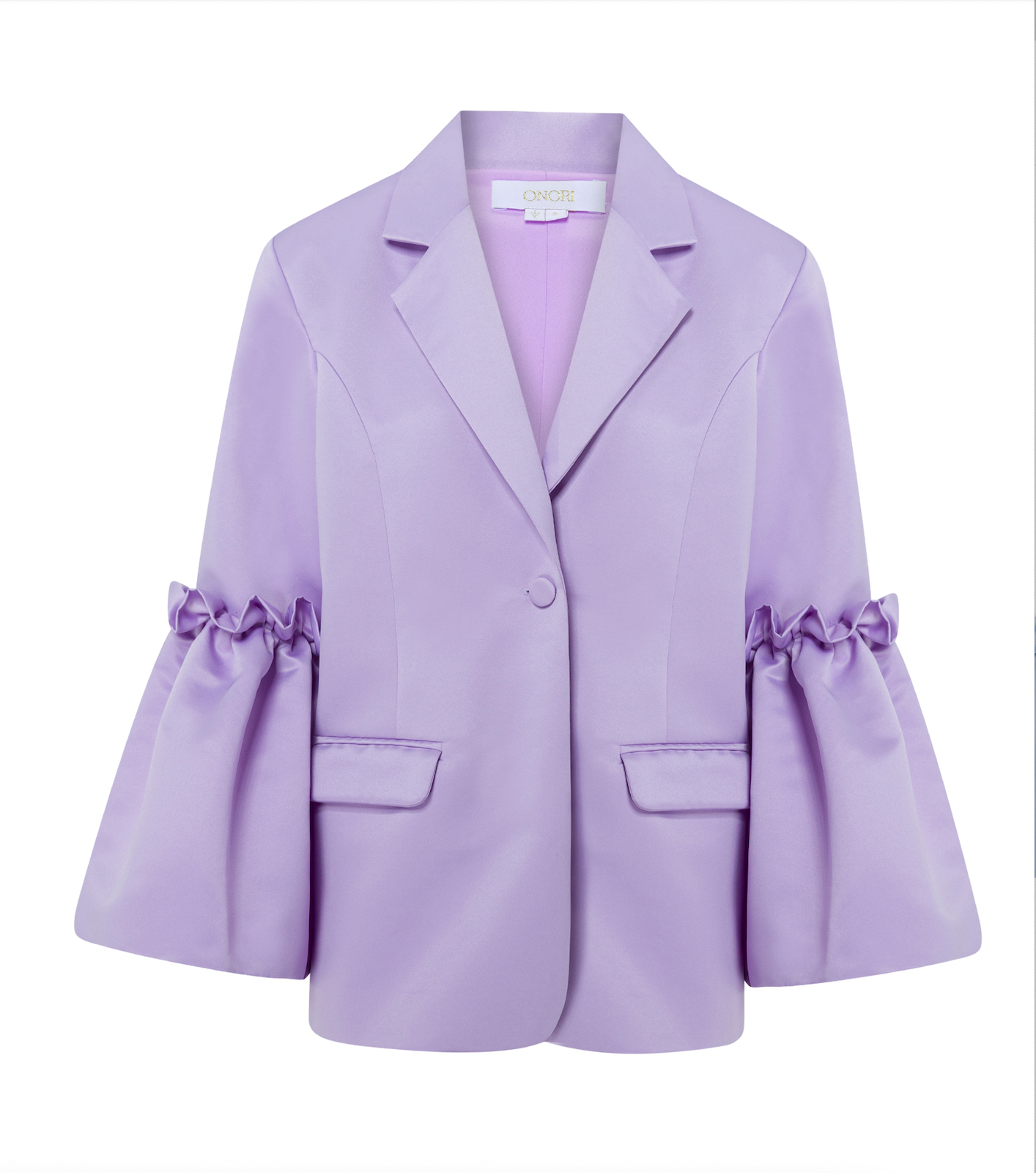 Oversized satin jacket. ONORI