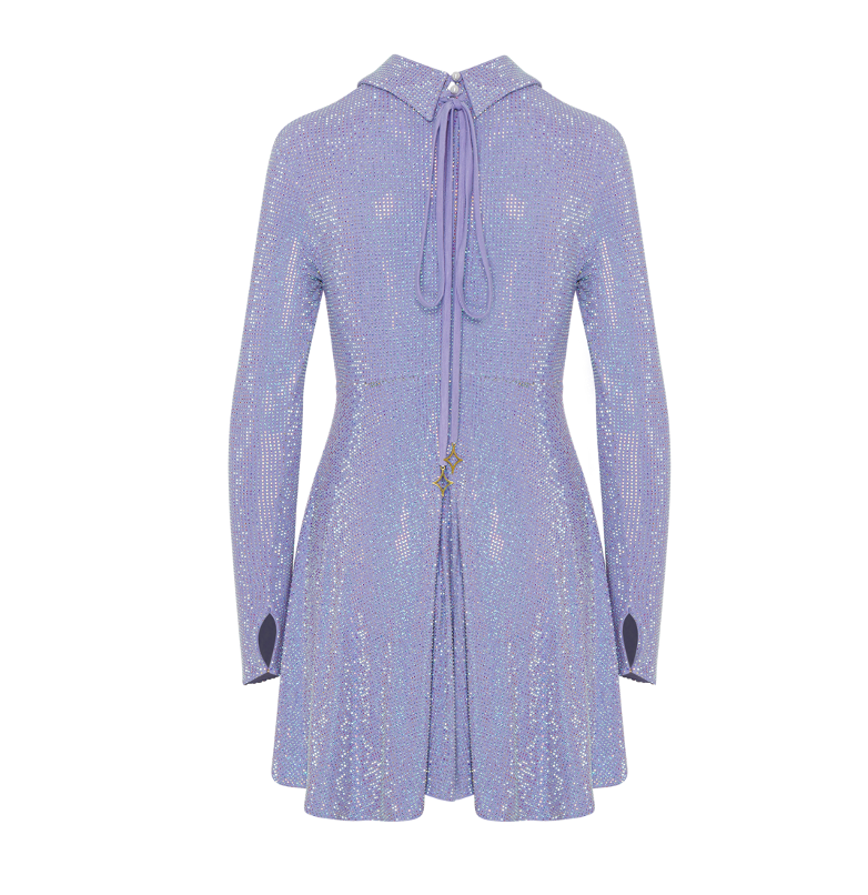 Long sleeve crystal midi dress, ONORI