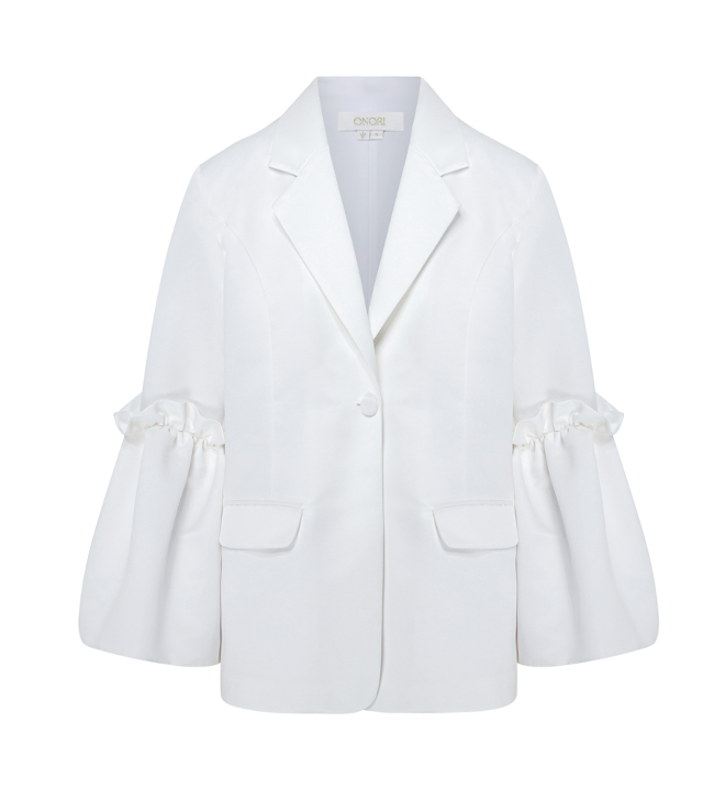 Oversized satin jacket. ONORI