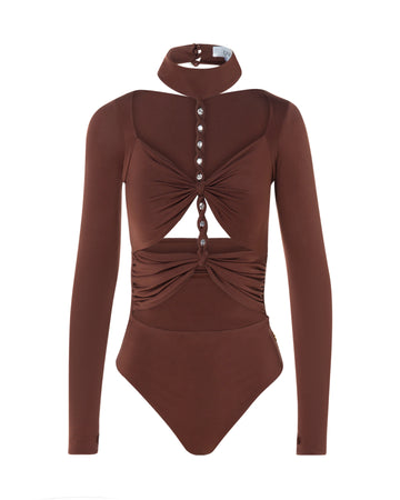 Cheryl Bodysuit ONORI - Brown