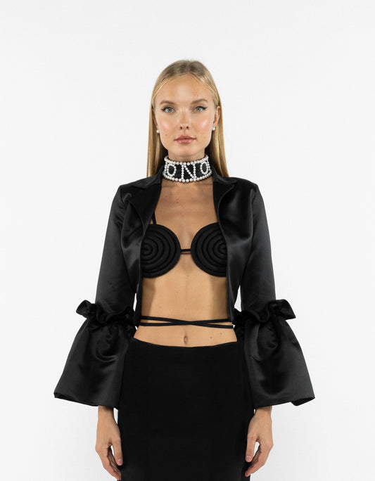 Black Cropped Blazer, ONORI